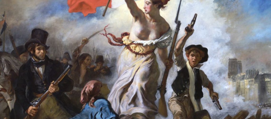 Eugène Delacroix, Liberty Leading the People (1830), Musée du Louvre, Paris.