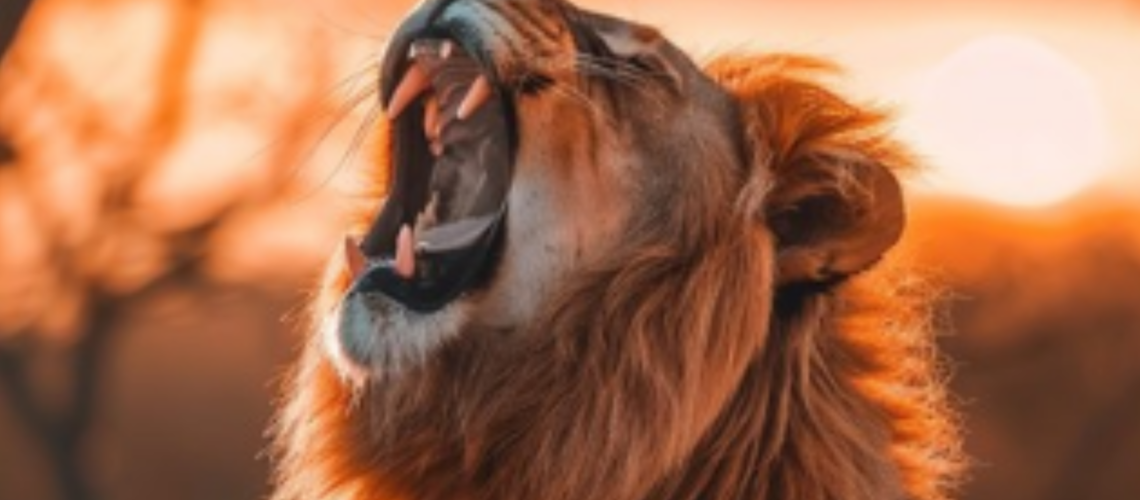 Lion Roaring